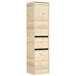 MIDISCHRANK 35/145,6/33 cm  - Hellgrau/Pinienfarben, KONVENTIONELL, Glas/Holzwerkstoff (35/145,6/33cm) - Xora