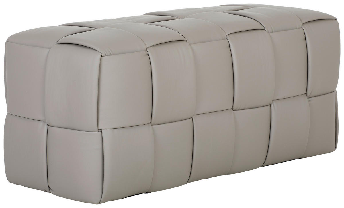 BÄNK i textil taupe  - taupe, Trend, textil (102/42/42cm) - Xora