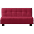 SCHLAFSOFA Juice in Rot  - Rot/Schwarz, Design, Textil/Metall (165/92/102cm) - Novel