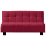 SCHLAFSOFA Juice in Rot  - Rot/Schwarz, Design, Textil/Metall (165/92/102cm) - Novel