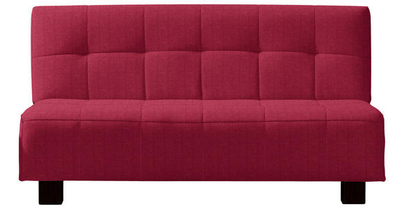 SCHLAFSOFA Juice in Rot  - Rot/Schwarz, Design, Textil/Metall (165/92/102cm) - Novel