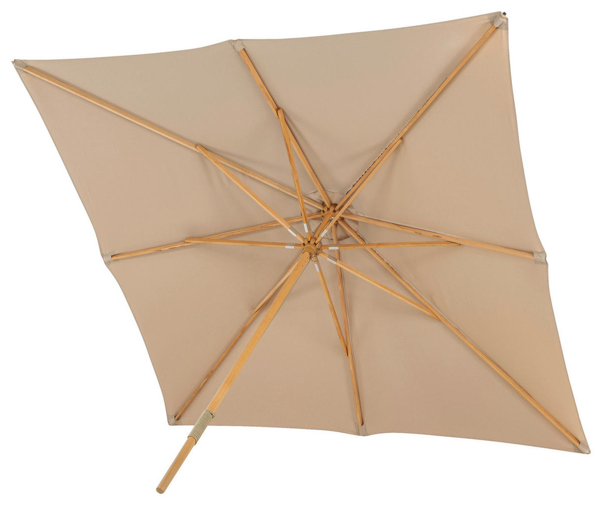 SONNENSCHIRM 300 cm  - Hellbraun, KONVENTIONELL (300/262/300cm) - Gardenson