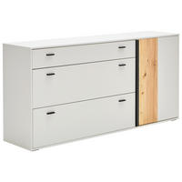 SIDEBOARD Eschefarben, Hellgrau  183/88,2/43,8 cm  - Anthrazit/Eschefarben, KONVENTIONELL, Holz/Holzwerkstoff (183/88,2/43,8cm) - Hom`in