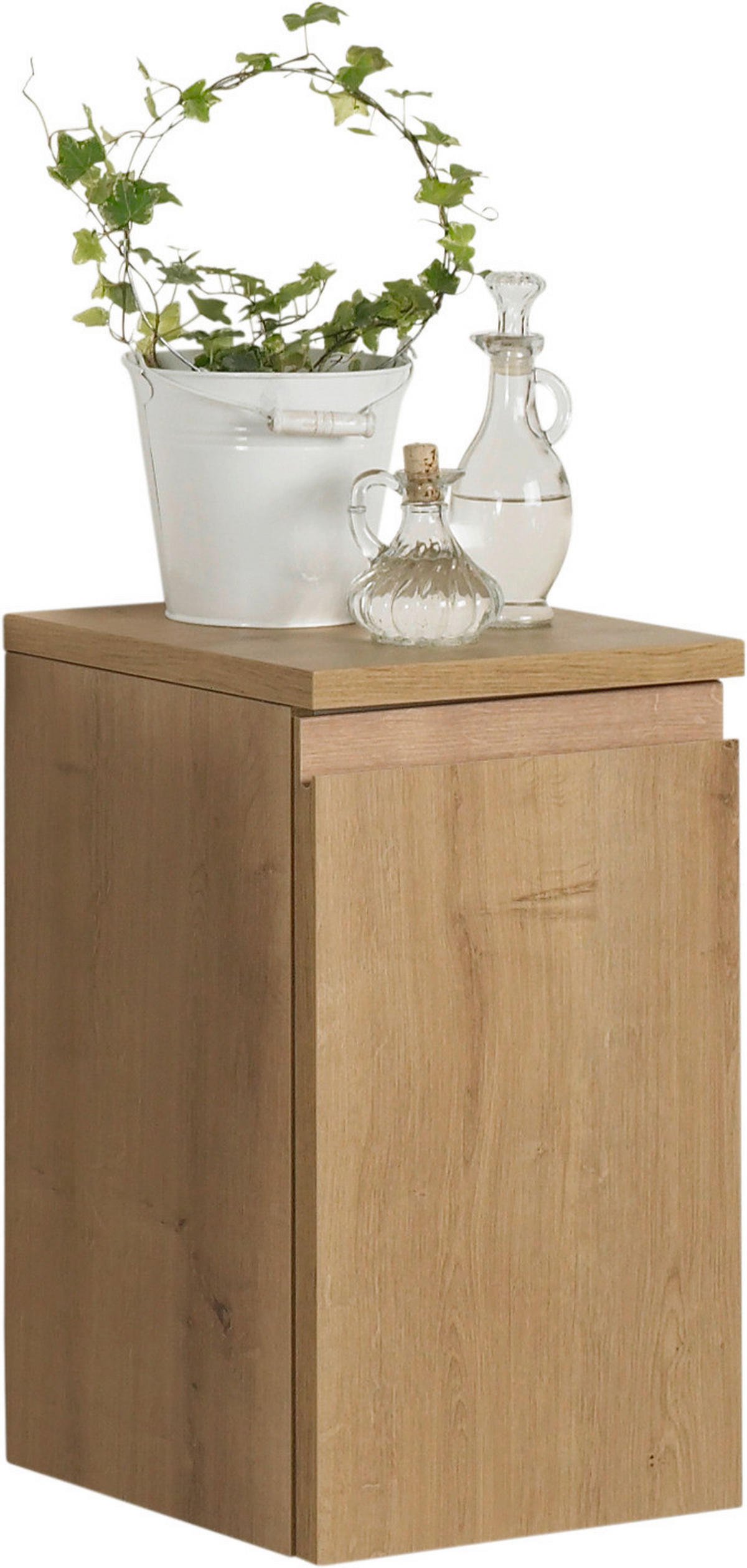 UNTERSCHRANK 30/50,2/32,5 cm   - Eichefarben, Design, Glas/Holzwerkstoff (30/50,2/32,5cm) - b-collection