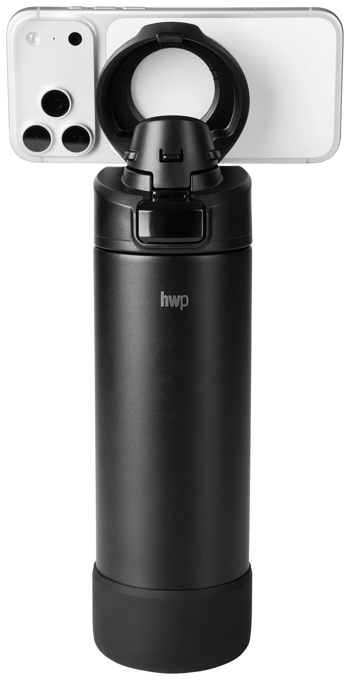 HŐSZIGETELT PALACK 0.71 l  - fekete, Trend, műanyag/fém (7,5/26,5cm) - Homeware Profession.
