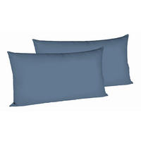 KOPFKISSENBEZUG 40/80 cm  - Blau, Basics, Textil (40/80cm) - Fleuresse