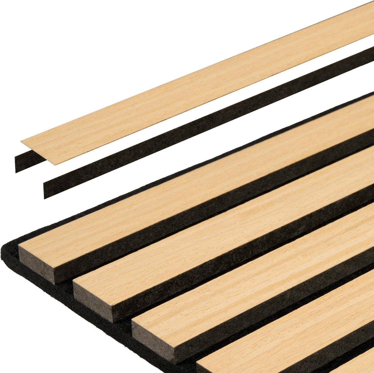 AKUSTIKPANEEL Echtholz Eiche natur kompakt 56/120 cm  - Eiche Bianco/Eichefarben, KONVENTIONELL, Holz/Holzwerkstoff (56/120cm) - Novel