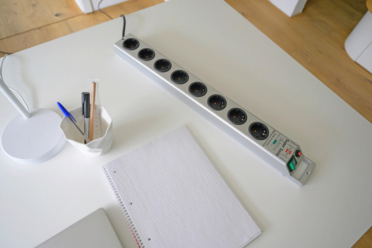 STECKDOSENLEISTE - Silberfarben, Basics, Kunststoff (65/6.5/10.5cm) - Brennenstuhl