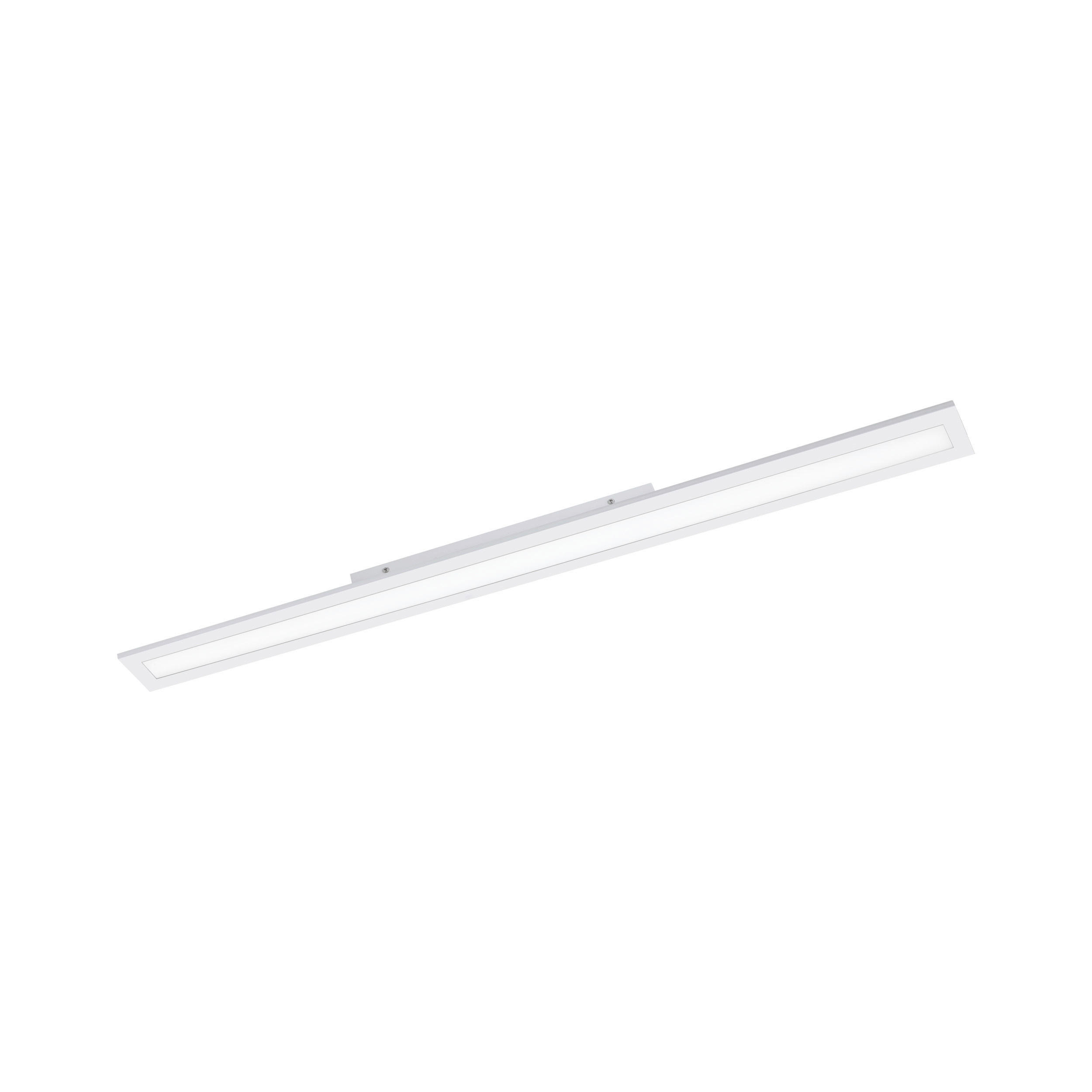 LED-DECKENLEUCHTE Salobrena-Z  Smart 120/10/4,5 cm   - Weiß, Design, Kunststoff/Metall (120/10/4,5cm) - Eglo