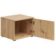 AUFSATZSCHRANK 45/35/40 cm  - Schwarz/Eiche Artisan, MODERN, Holzwerkstoff/Kunststoff (45/35/40cm) - Carryhome