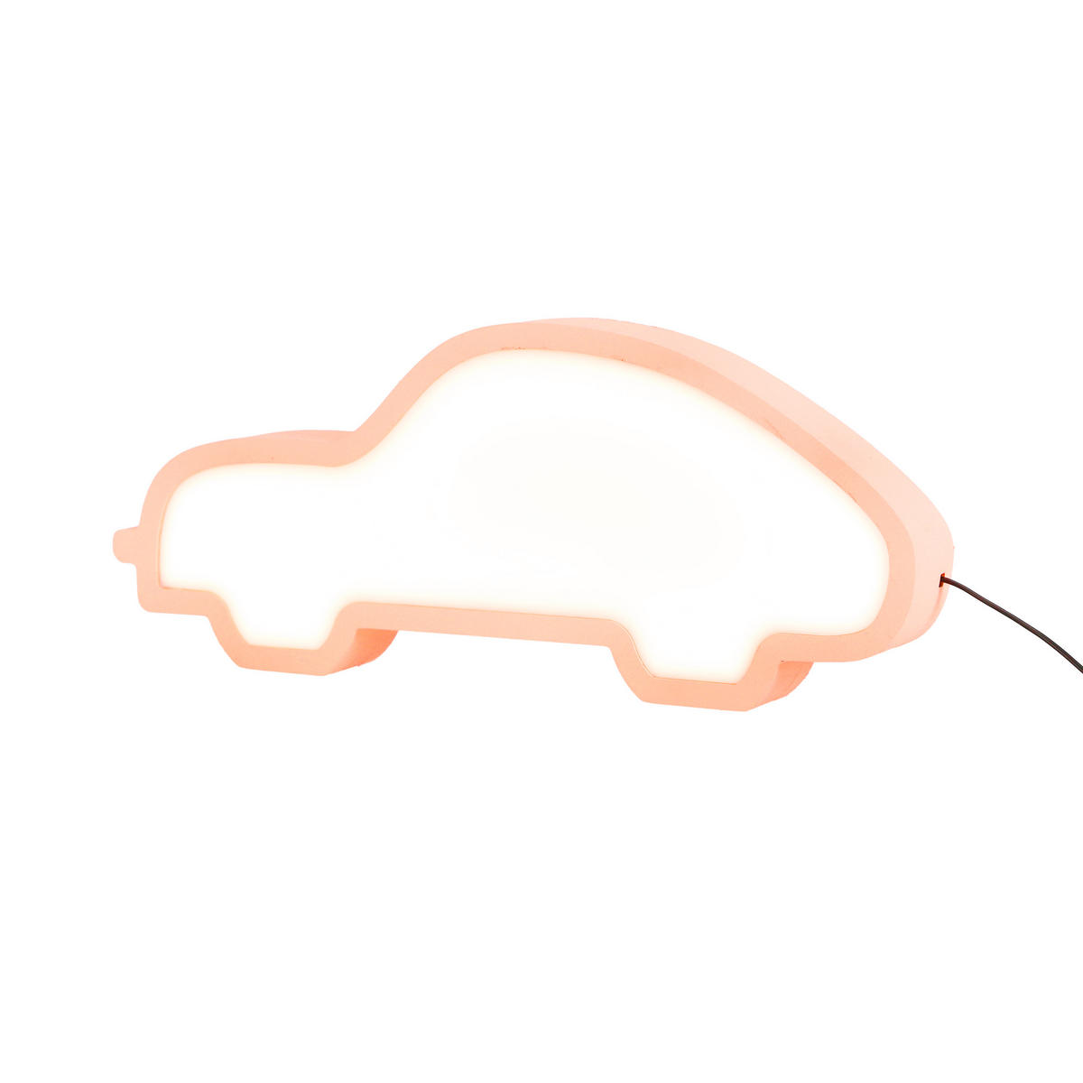 KINDERTISCHLEUCHTE Car  - Pink, Basics, Holzwerkstoff/Kunststoff (35/3.5/14cm)