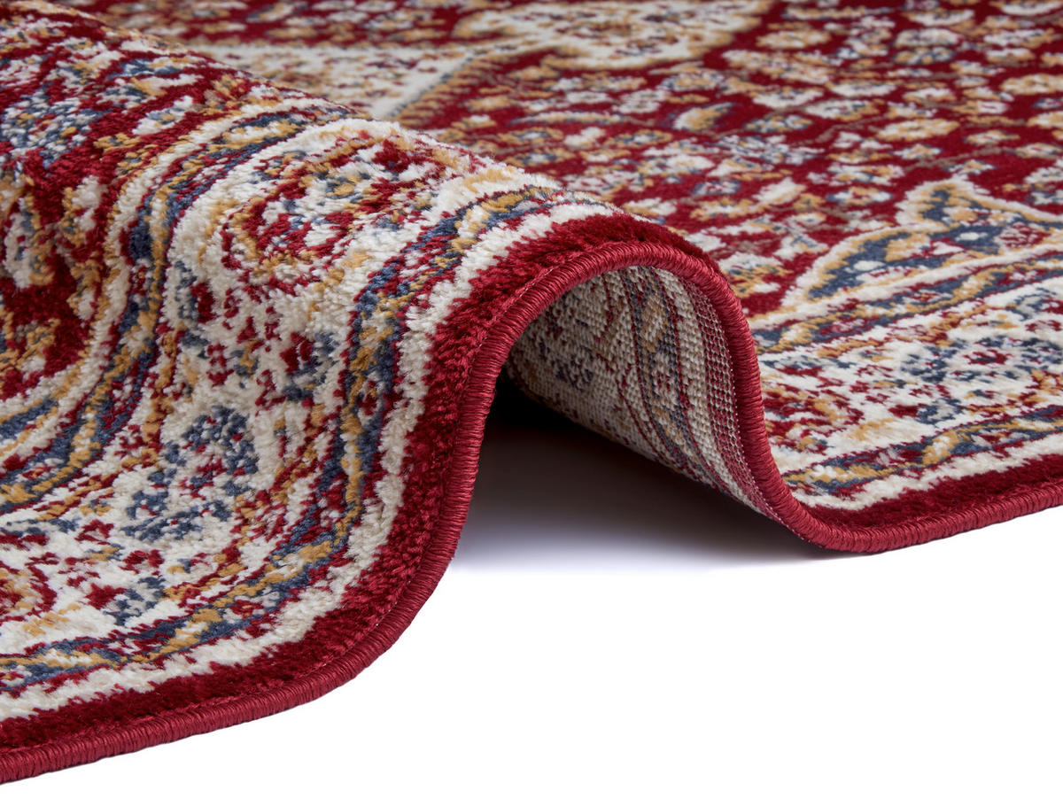 FLACHWEBETEPPICH 120/170 cm Luxor Multicolor, Rot  - Rot/Multicolor, Design, Kunststoff/Textil (120/170cm)