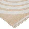 FLACHWEBETEPPICH 80/150 cm Waves  - Beige/Weiß, LIFESTYLE, Textil (80/150cm) - Novel