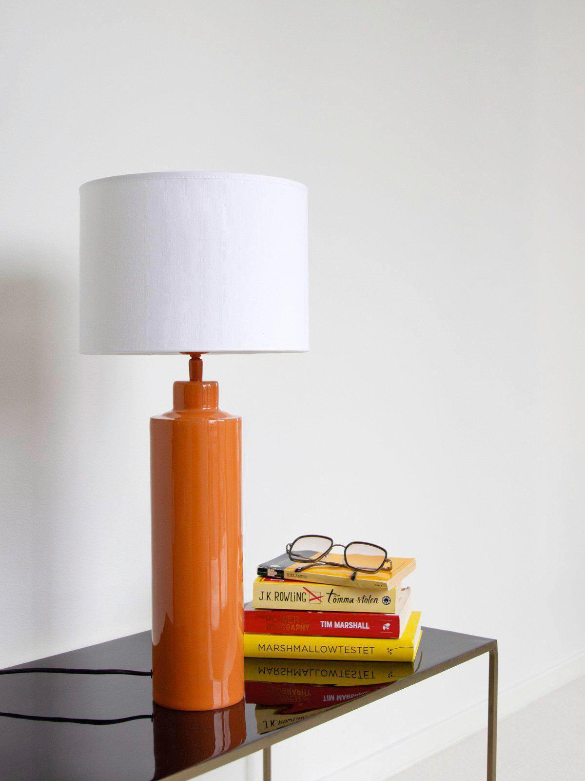 TISCHLEUCHTE PR Home Solo   - Weiß/Orange, KONVENTIONELL, Metall (65cm)