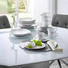 Porzellan KAFFEESERVICE 18-teilig - Weiß, KONVENTIONELL, Keramik - Homeware