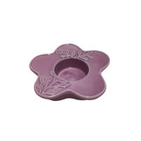 KERZENHALTER - Rosa, KONVENTIONELL, Keramik (11,3/3,5cm) - Ambia Home