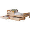 STAURAUMBETT 90/200 cm  in Naturfarben   - Naturfarben, Modern, Holz (90/200cm) - MID.YOU