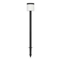 SOLARLEUCHTE - Weiss/Schwarz, Basics, Kunststoff (17,5/115cm) - Eglo
