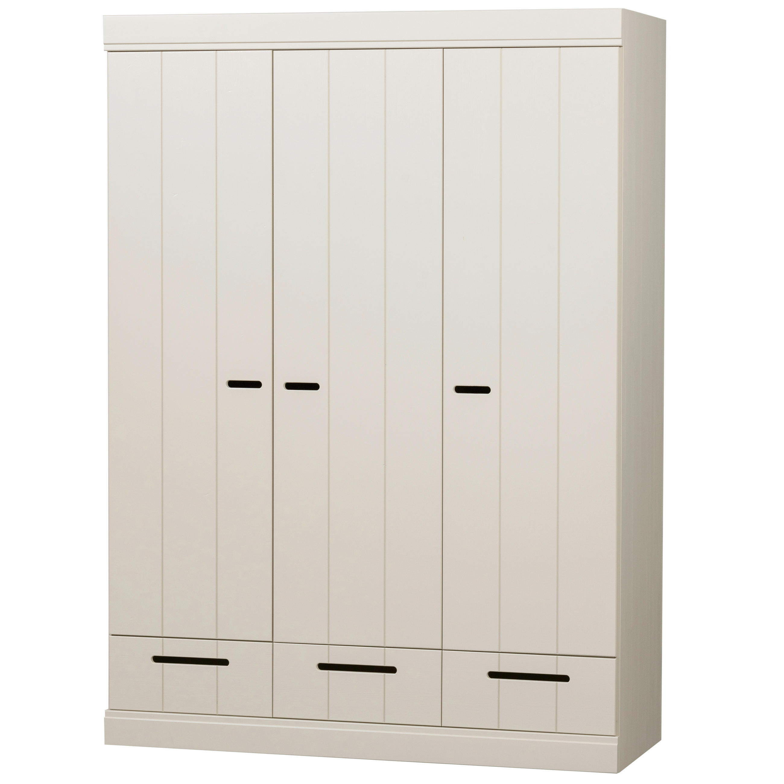 Livetastic Drehtürenschrank Connect Hellgrau 140x195x53 cm