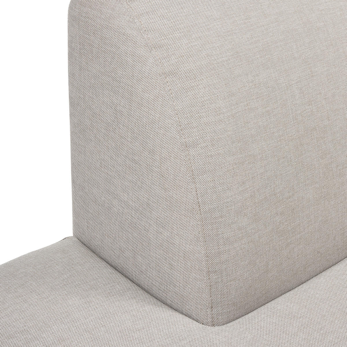 LOUNGEGARNITUR 258/168 cm Aluminium  - Sandfarben, MODERN, Textil/Metall (258/168cm) - Livetastic