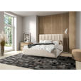 POLSTERBETT 180/200 cm  in Beige  - Beige/Schwarz, KONVENTIONELL, Holz/Holzwerkstoff (180/200cm) - Hom`in