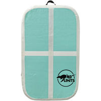 GYMNASTIKMATTE AIR BOARD  - Türkis/Weiß, MODERN, Kunststoff (100/60/10cm)