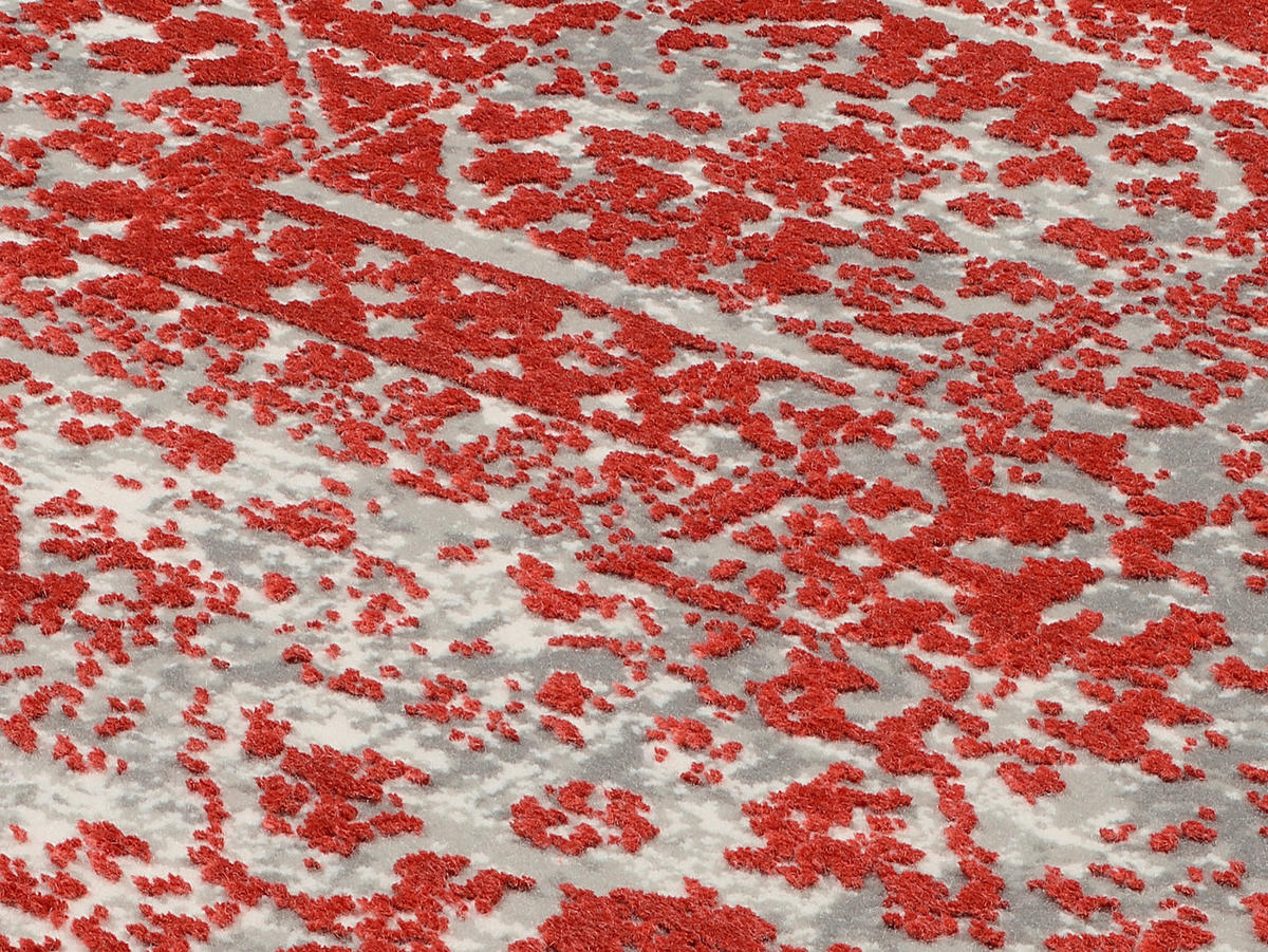 WEBTEPPICH 67/130 cm Tesoro Rot  - Rot, Design, Textil (67/130cm) - Dieter Knoll