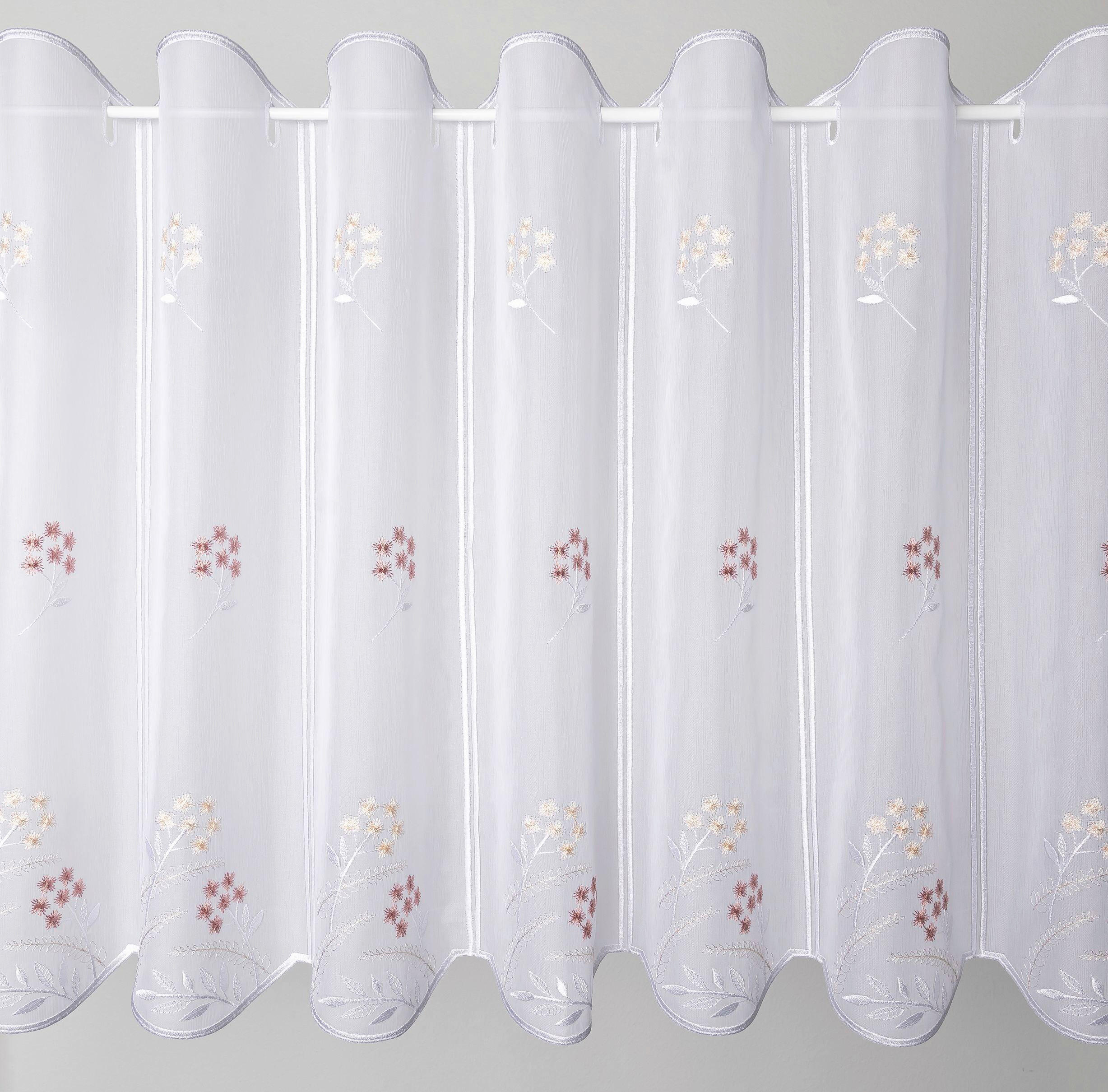 KRATKA ZAVJESA svijetlo ružičasta   - svijetlo ružičasta, Basics, tekstil (60cm)