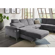 WOHNLANDSCHAFT in Chenille Grau  - Alufarben/Grau, Design, Textil/Metall (170/333/265cm) - Dieter Knoll