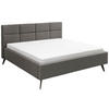 POLSTERBETT 180/200 cm  in Anthrazit  - Anthrazit/Schwarz, KONVENTIONELL, Textil/Metall (180/200cm) - SetOne by Musterring
