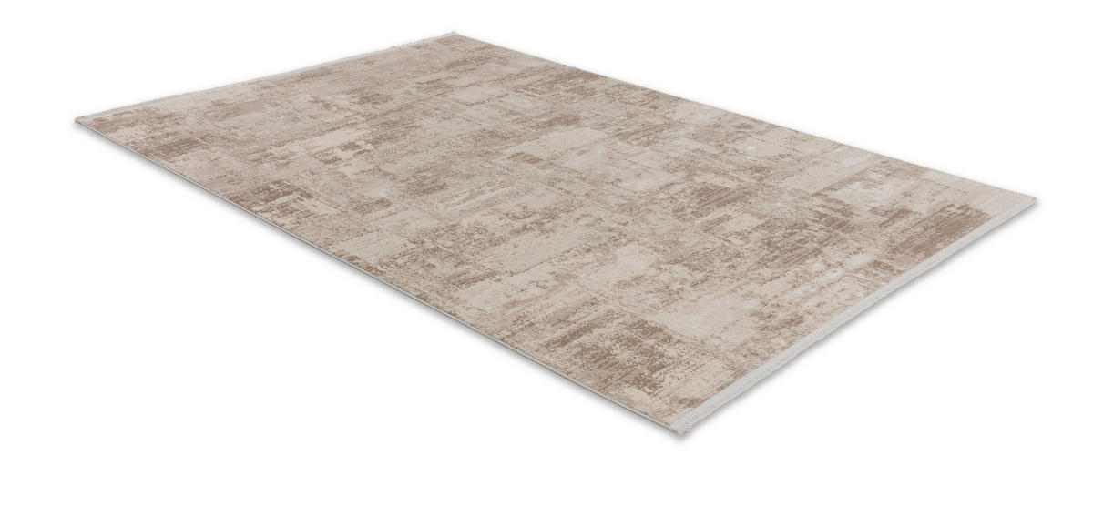 WEBTEPPICH Wohnzimmer 80/150 cm Castello Creme, Beige rechteckig  - Beige/Creme, Design, Textil (80/150cm) - Astra