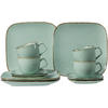 KAFFEESET 12-teilig  - Salbeigrün, Basics, Keramik (33/30/27cm) - Ritzenhoff Breker