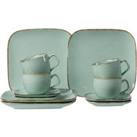 KAFFEESET 12-teilig  - Salbeigrün, Basics, Keramik (33/30/27cm) - Ritzenhoff Breker