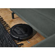 ECKSOFA in Chenille Graugrün  224/305 cm  - Schwarz/Graugrün, Design, Textil/Metall (224/305cm) - Dieter Knoll