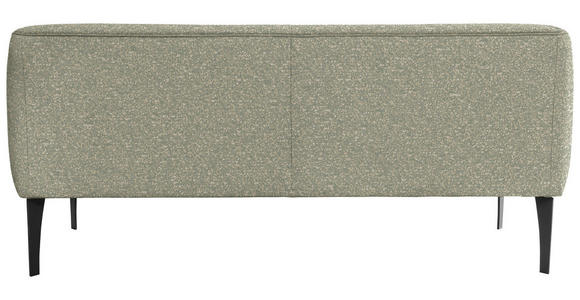 SITZBANK in Textil Beige, Jadegrün  - Jadegrün/Beige, KONVENTIONELL, Textil/Metall (237/85/72cm) - Moderano
