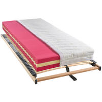 MATRATZENSET 90/200 cm  - Buchefarben, KONVENTIONELL, Holz (90/200cm) - Novel