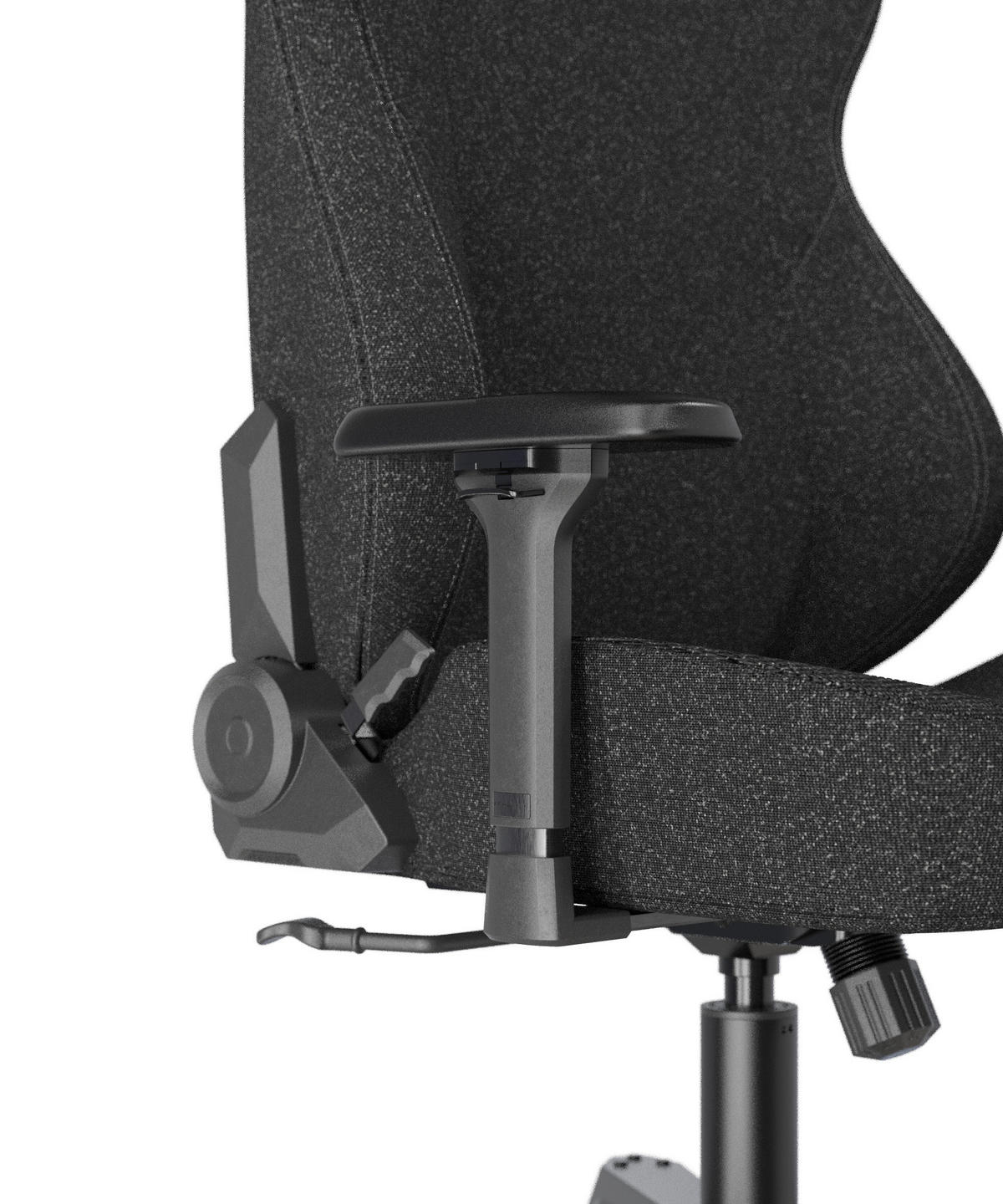 GAMINGSTUHL Schwarz Metall, Textil   - Schwarz, KONVENTIONELL, Textil/Metall (66/1440/60cm) - Dxracer