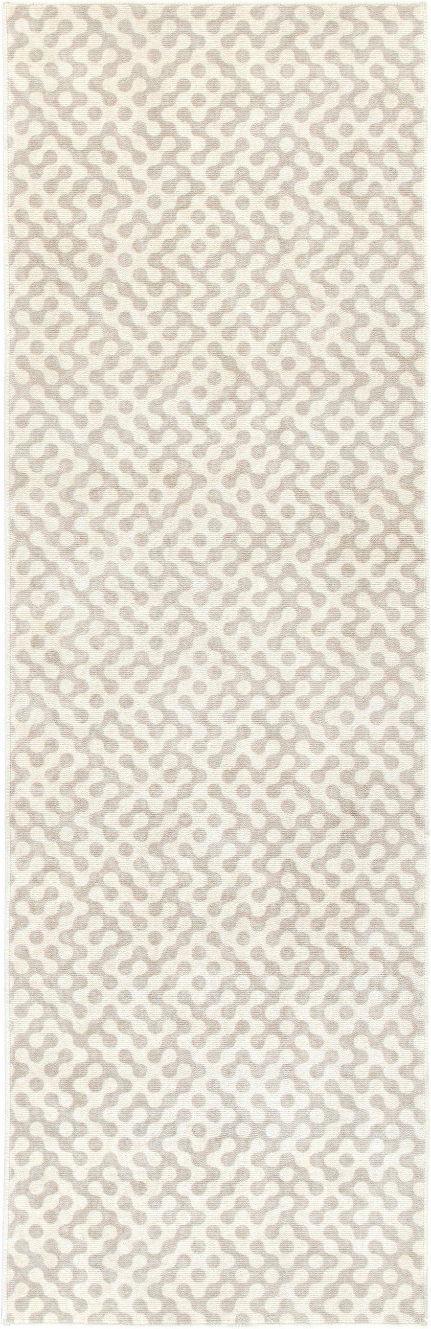 LÄUFER 80/250 cm MESIO HARAL, waschbar  - Taupe/Creme, Design, Kunststoff/Textil (80/250cm) - Lindorug