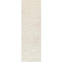 LÄUFER 80/250 cm MESIO HARAL, waschbar  - Taupe/Creme, Design, Kunststoff/Textil (80/250cm) - Lindorug