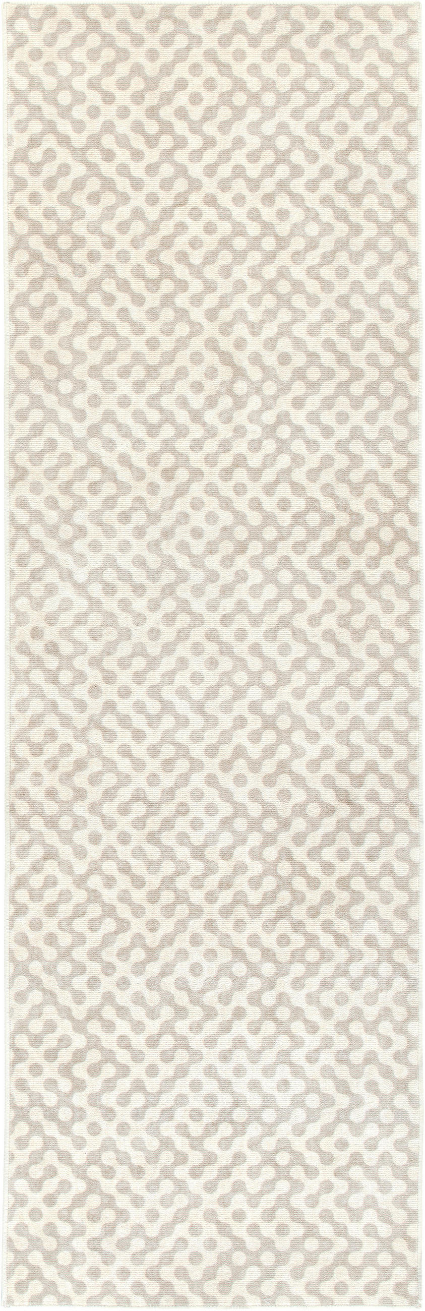 LÄUFER 80/250 cm MESIO HARAL, waschbar  - Taupe/Creme, Design, Kunststoff/Textil (80/250cm) - Lindorug