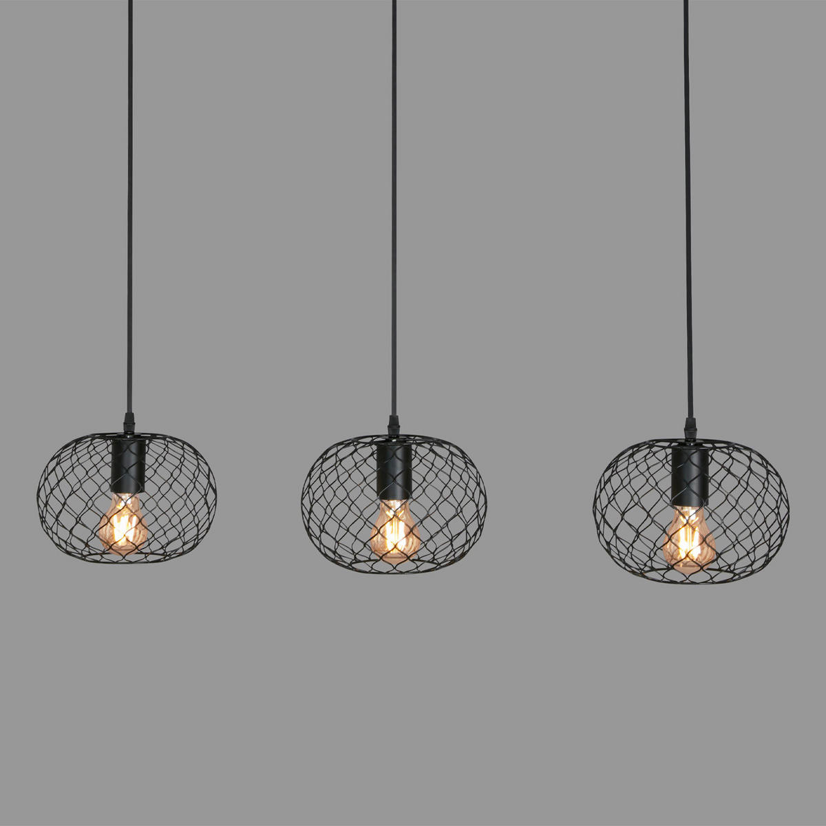 STROPNÍ ZÁVĚSNÉ SVÍTIDLO,   - černá, Design, kov/dřevo (80/110cm)