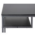 SCHREIBTISCH 140/70/75 cm  in Schwarz  - Schwarz, Design, Holzwerkstoff/Metall (140/70/75cm) - Carryhome