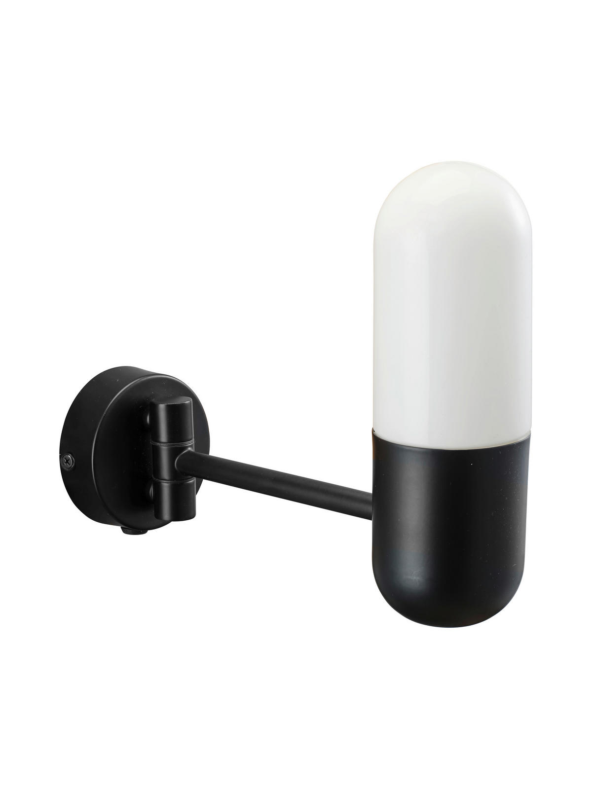 VÄGGLAMPA Zeta 8,5/21 cm   - svart, Klassisk, metall (8,5/21cm)