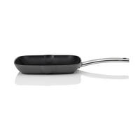 GRILLPFANNE 28 cm  - Silberfarben/Schwarz, Basics, Metall (28cm) - Stanley Rogers