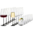 GLÄSERSET Sydney  12-teilig  - Transparent/Grau, LIFESTYLE, Glas - Novel