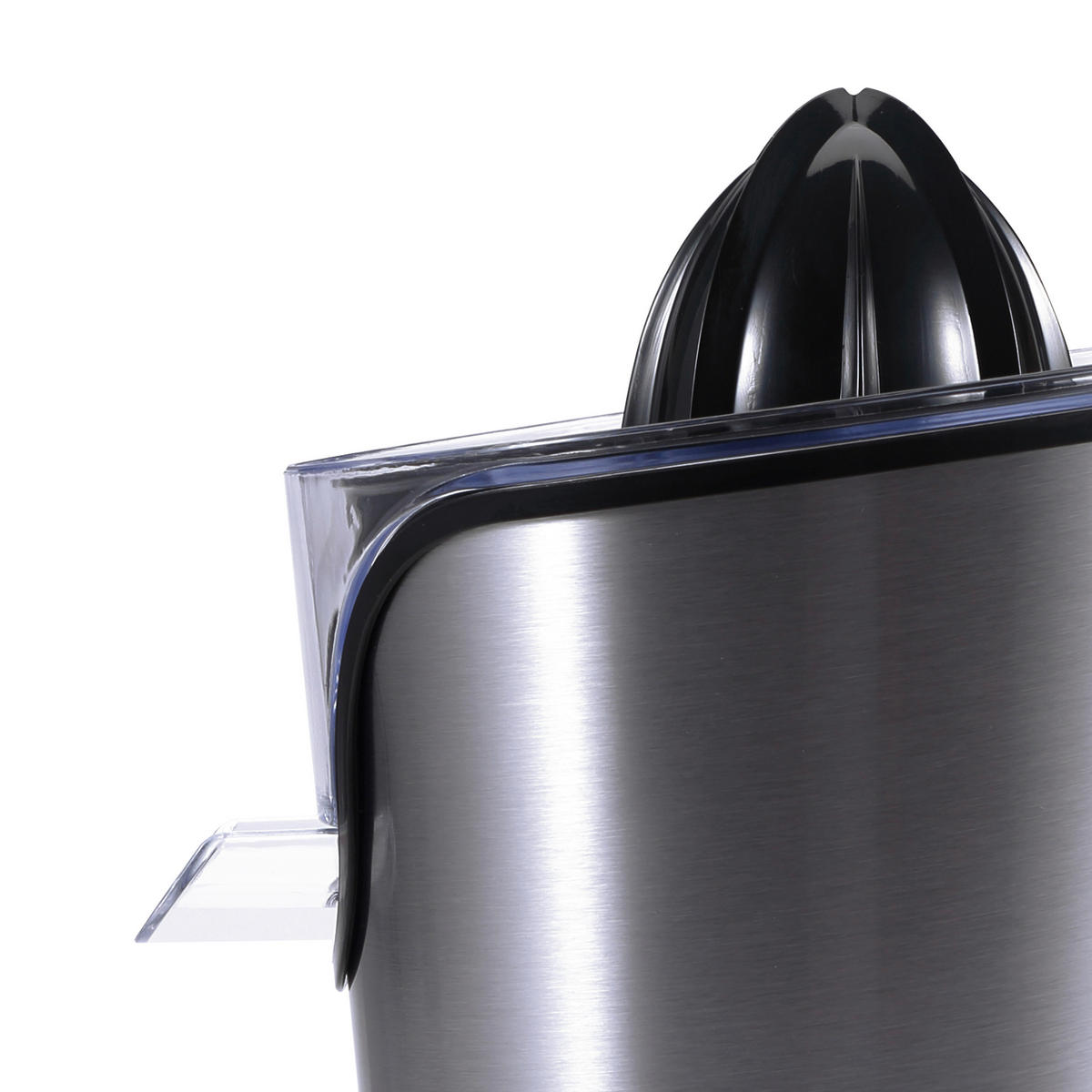 ZITRONENPRESSE - Edelstahlfarben/Transparent, Basics, Kunststoff/Metall (18,5/18,5/30cm) - Masterpro