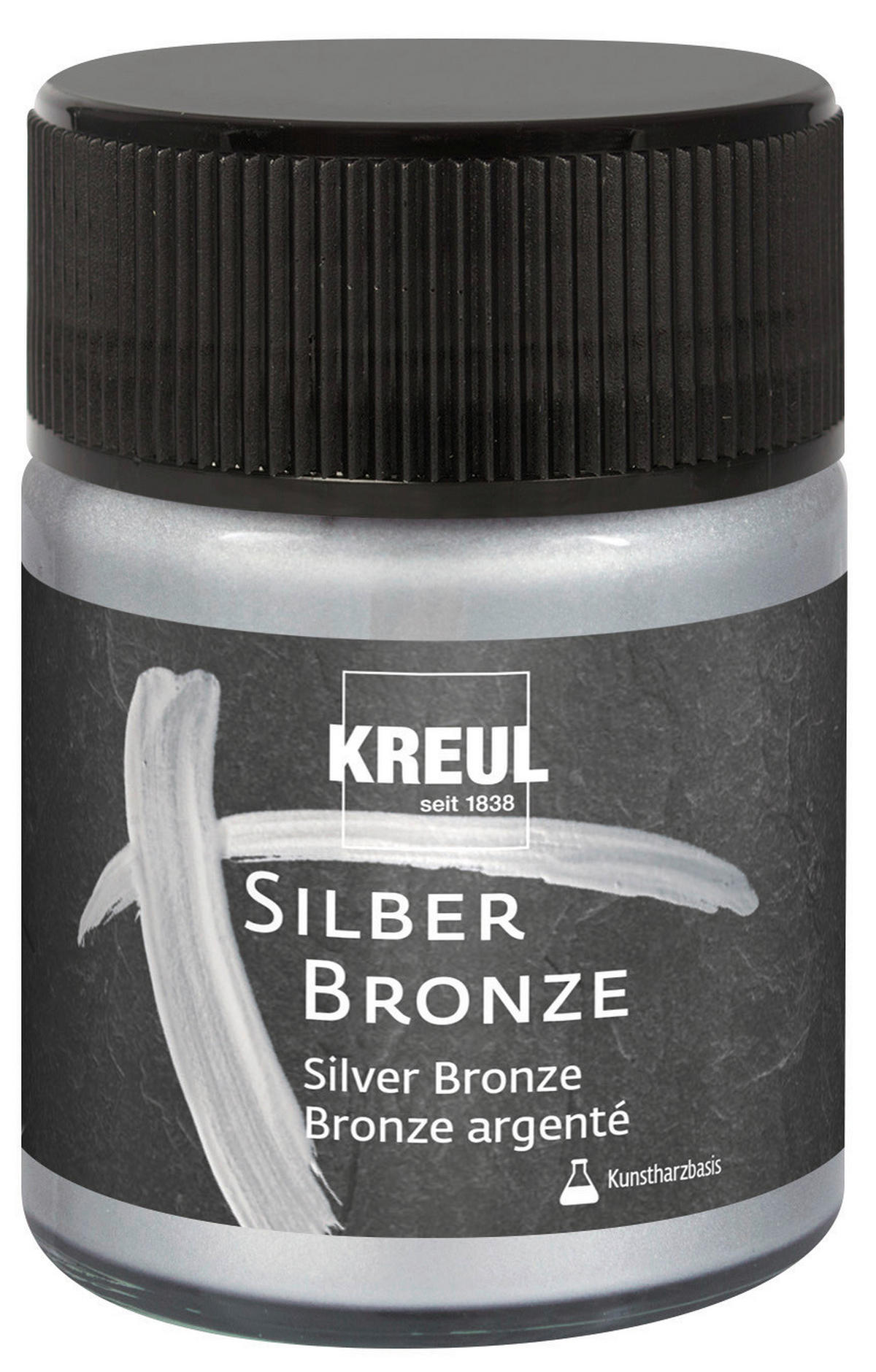 ACRYLFARBE - Silberfarben, Basics (4,5/6,5/4,5cm)
