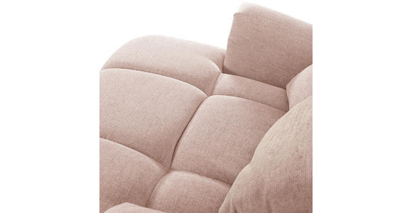 XXL-SESSEL Flachgewebe Rosa - Schwarz/Rosa, KONVENTIONELL, Holz/Textil (125/100/140cm) - Carryhome