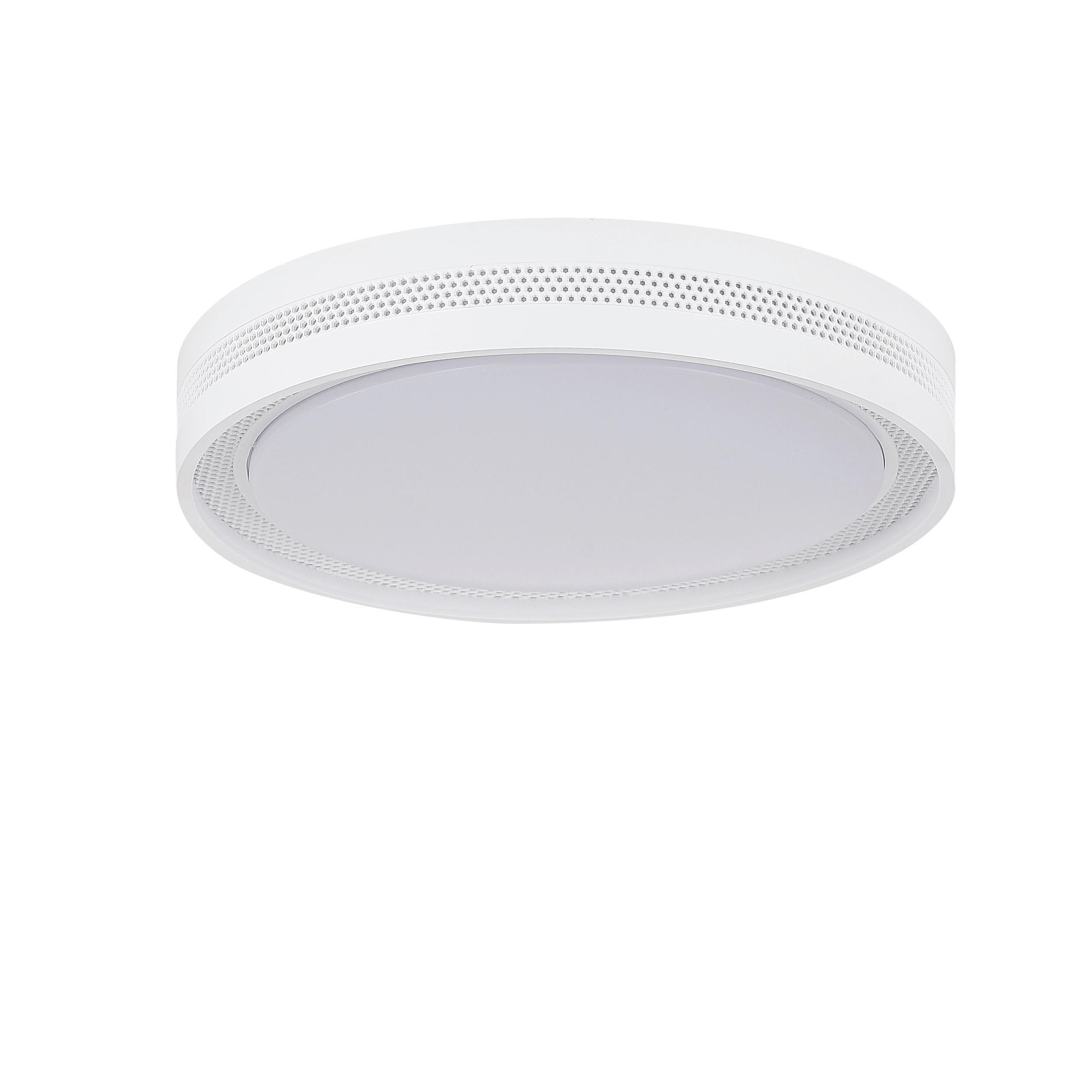 LED-DECKENLEUCHTE Ronda 8/39/39 cm  - Weiß, Design, Kunststoff (8/39/39cm)