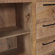 SIDEBOARD RIO  in 175/80/40 cm  - Schwarz/Naturfarben, Design, Holz/Metall (175/80/40cm) - Landscape